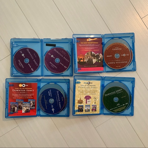 Downton Abbey Seasons 1-4 DVD Set Blu-Ray - Picture 5 of 7